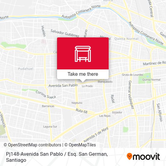 Mapa de Pj148-Avenida San Pablo / Esq. San German