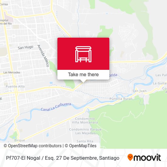 Mapa de Pf707-El Nogal / Esq. 27 De Septiembre
