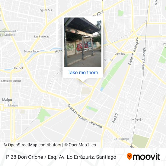 Pi28-Don Orione / Esq. Av. Lo Errázuriz map
