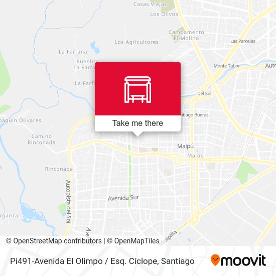 Pi491-Avenida El Olimpo / Esq. Cíclope map