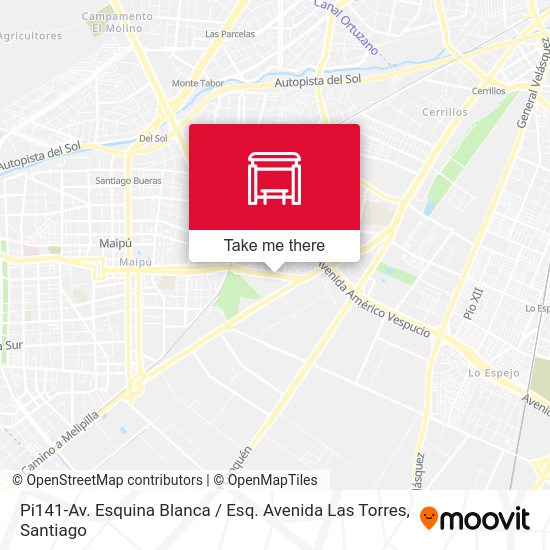 Pi141-Av. Esquina Blanca / Esq. Avenida Las Torres map