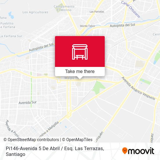 Pi146-Avenida 5 De Abril / Esq. Las Terrazas map