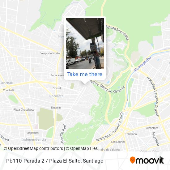 Pb110-Parada 2 / Plaza El Salto map