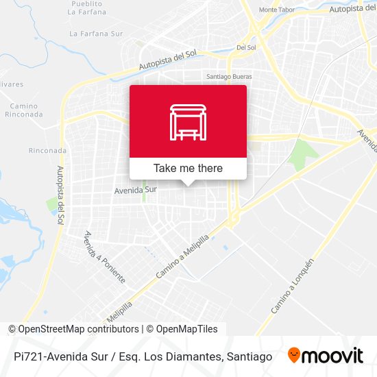 Mapa de Pi721-Avenida Sur / Esq. Los Diamantes