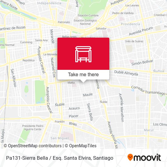 Mapa de Pa131-Sierra Bella / Esq. Santa Elvira