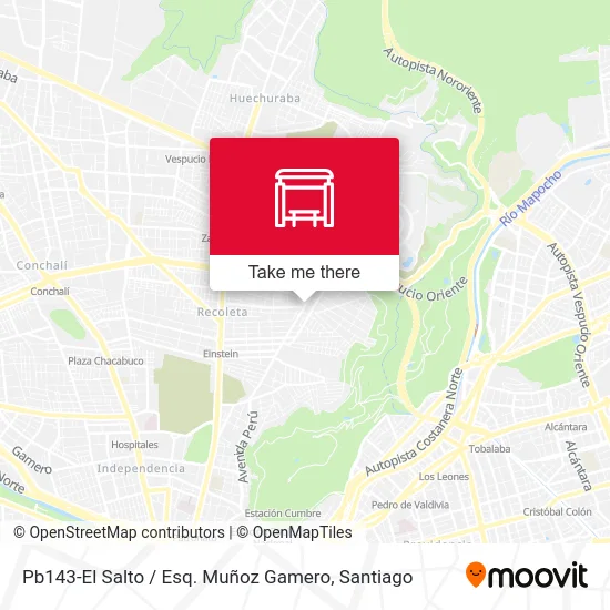 Pb143-El Salto / Esq. Muñoz Gamero map
