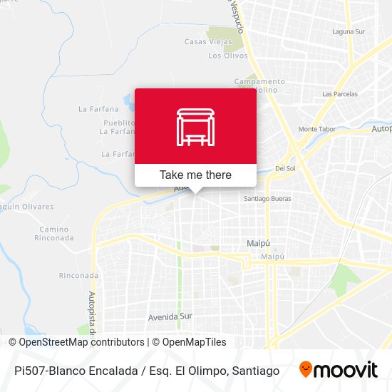 Mapa de Pi507-Blanco Encalada / Esq. El Olimpo