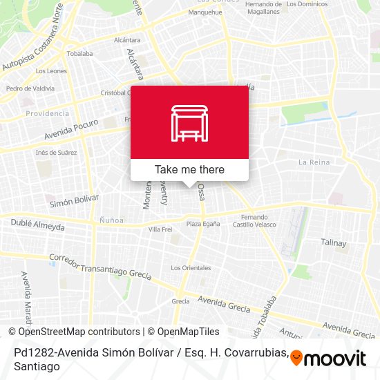 Pd1282-Avenida Simón Bolívar / Esq. H. Covarrubias map