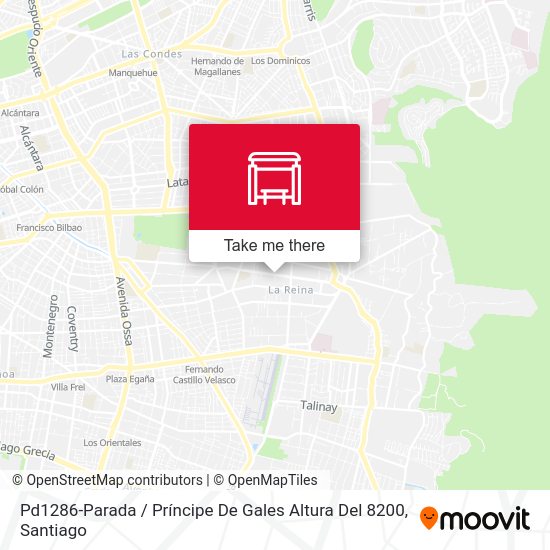 Pd1286-Parada / Príncipe De Gales Altura Del 8200 map