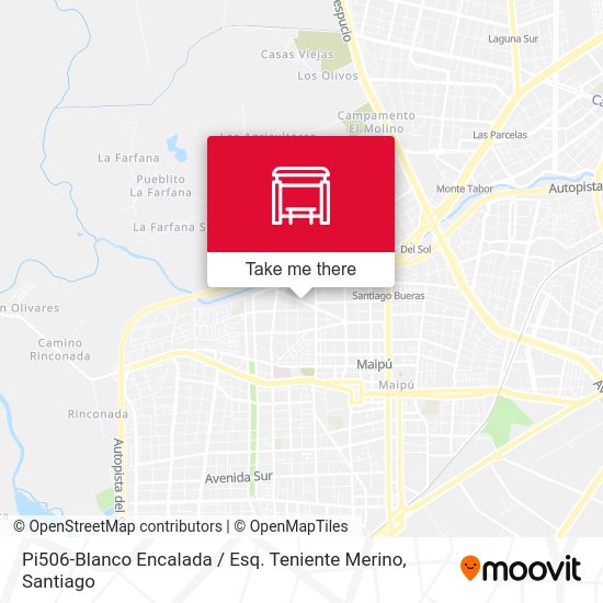 Pi506-Blanco Encalada / Esq. Teniente Merino map