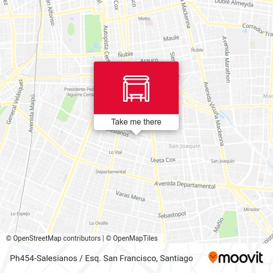 Mapa de Ph454-Salesianos / Esq. San Francisco