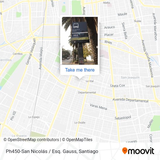 Ph450-San Nicolás / Esq. Gauss map