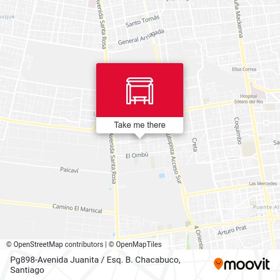 Pg898-Avenida Juanita / Esq. B. Chacabuco map