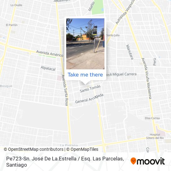 Pe723-Sn. José De La.Estrella / Esq. Las Parcelas map