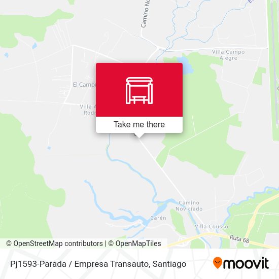 Pj1593-Parada / Empresa Transauto map