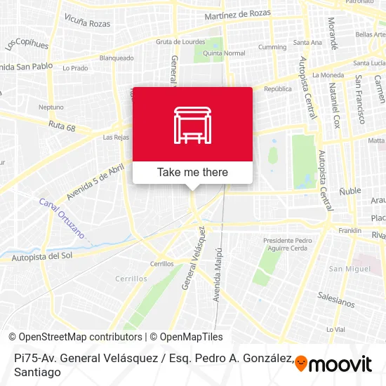 Pi75-Av. General Velásquez / Esq. Pedro A. González map