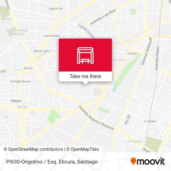 Pi930-Ongolmo / Esq. Elicura map