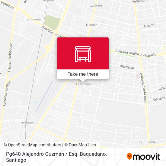 Pg640-Alejandro Guzmán / Esq. Baquedano map