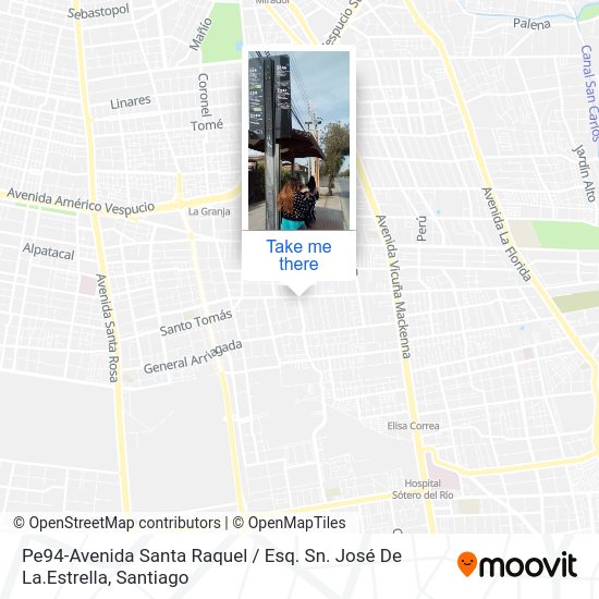 Pe94-Avenida Santa Raquel / Esq. Sn. José De La.Estrella map