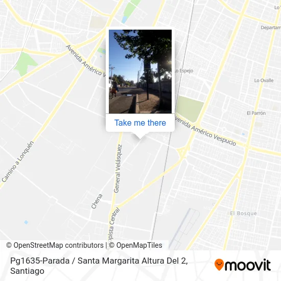 Pg1635-Parada / Santa Margarita Altura Del 2 map