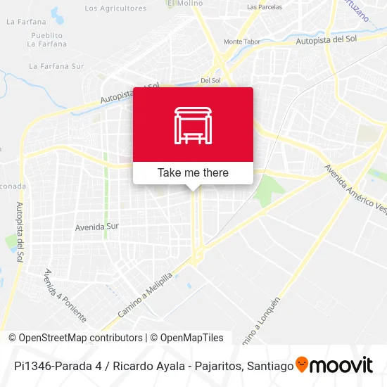 Pi1346-Parada 4 / Ricardo Ayala - Pajaritos map