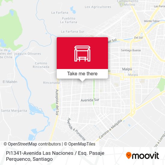 Mapa de Pi1341-Avenida Las Naciones / Esq. Pasaje Perquenco