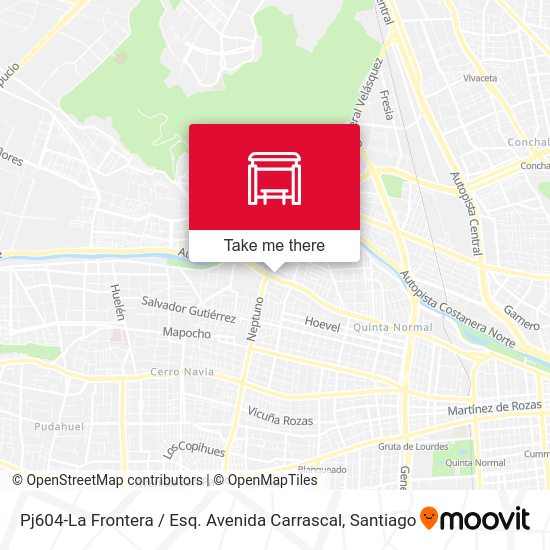Pj604-La Frontera / Esq. Avenida Carrascal map