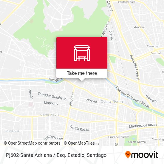 Pj602-Santa Adriana / Esq. Estadio map
