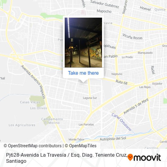 Pj628-Avenida La Travesía / Esq. Diag. Teniente Cruz map