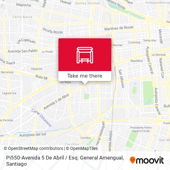 Pi550-Avenida 5 De Abril / Esq. General Amengual map
