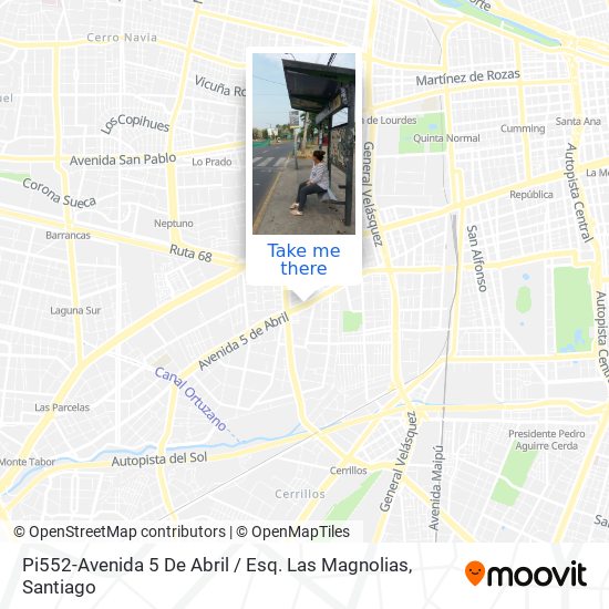 Pi552-Avenida 5 De Abril / Esq. Las Magnolias map