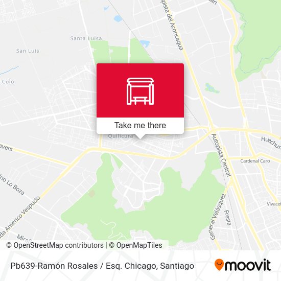 Pb639-Ramón Rosales / Esq. Chicago map