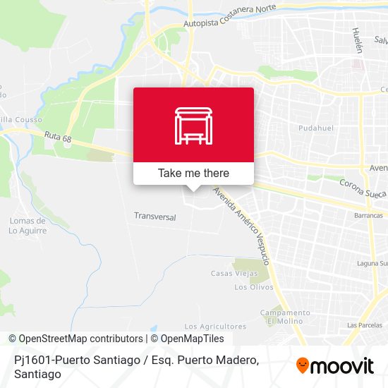 Pj1601-Puerto Santiago / Esq. Puerto Madero map