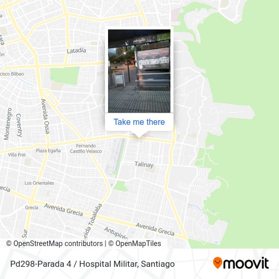 Pd298-Parada 4 / Hospital Militar map