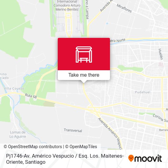 Pj1746-Av. Américo Vespucio / Esq. Los. Maitenes-Oriente map