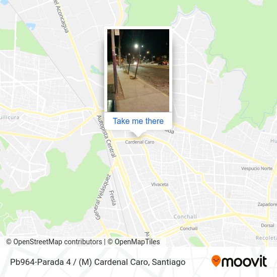 Pb964-Parada 4 / (M) Cardenal Caro map