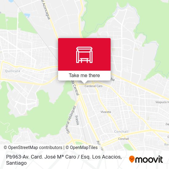Pb963-Av. Card. José Mª Caro / Esq. Los Acacios map