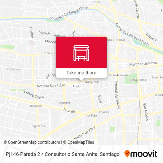 Pj146-Parada 2 / Consultorio Santa Anita map
