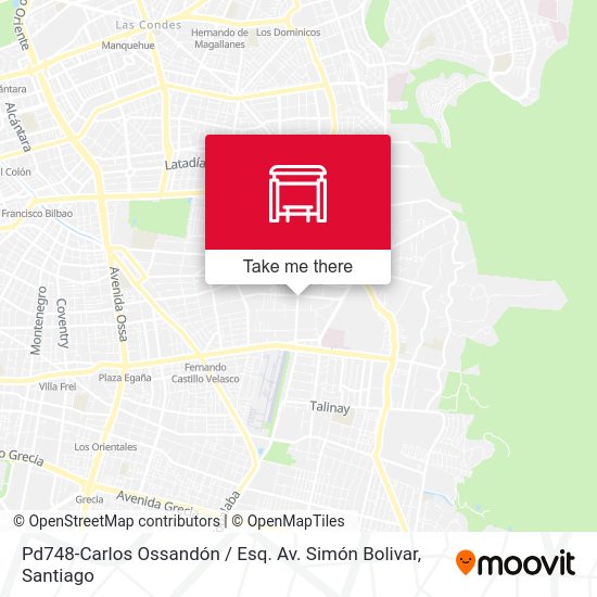 Pd748-Carlos Ossandón / Esq. Av. Simón Bolivar map