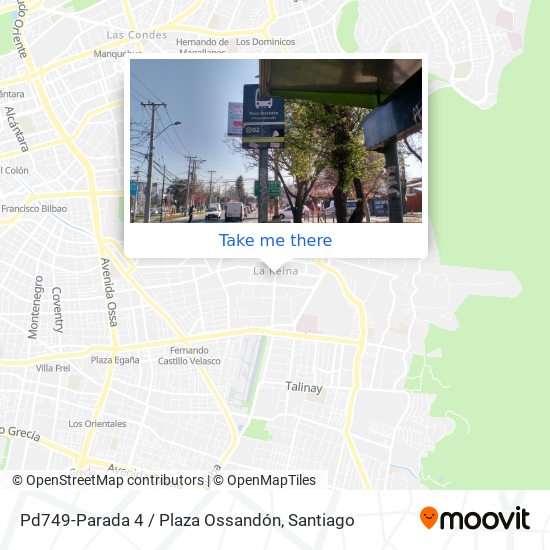 Pd749-Parada 4 / Plaza Ossandón map