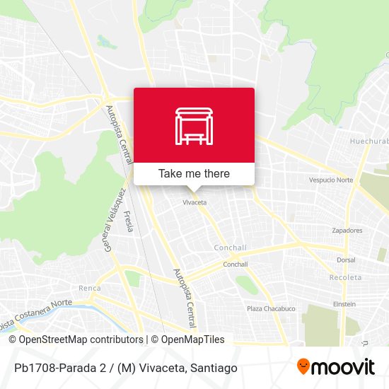 Pb1708-Parada 2 / (M) Vivaceta map
