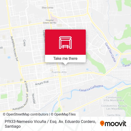 Pf933-Nemesio Vicuña / Esq. Av. Eduardo Cordero map
