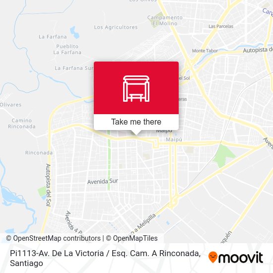 Pi1113-Av. De La Victoria / Esq. Cam. A Rinconada map
