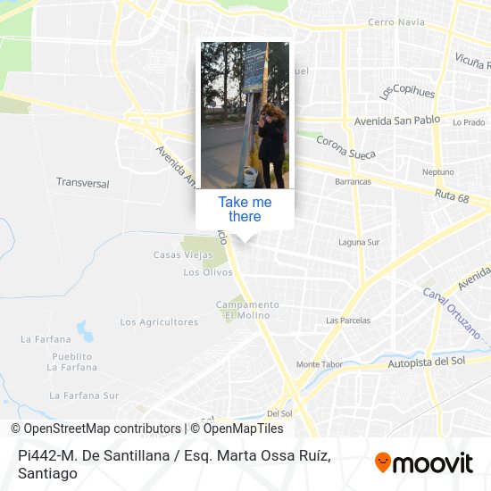 Mapa de Pi442-M. De Santillana / Esq. Marta Ossa Ruíz