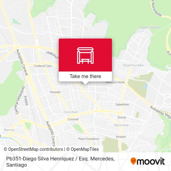 Pb351-Diego Silva Henríquez / Esq. Mercedes map