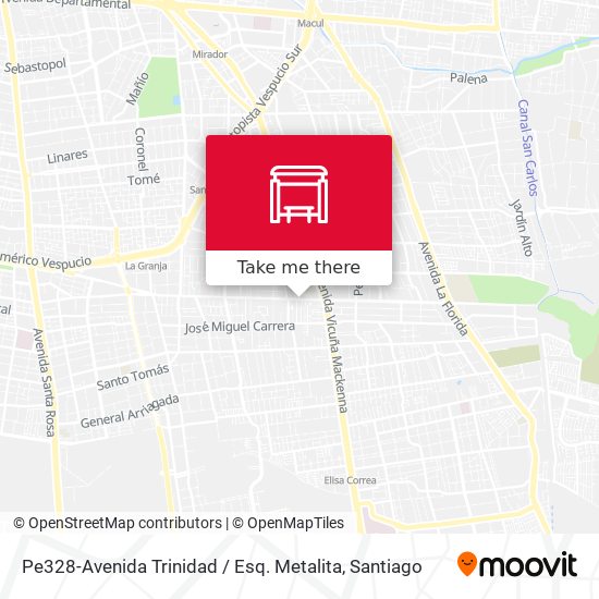 Pe328-Avenida Trinidad / Esq. Metalita map