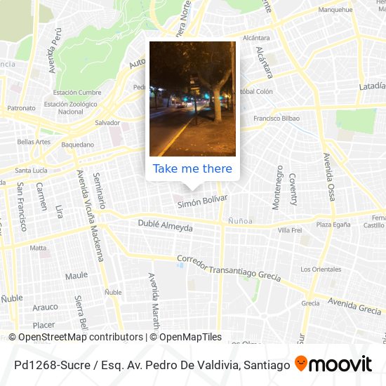 Pd1268-Sucre / Esq. Av. Pedro De Valdivia map