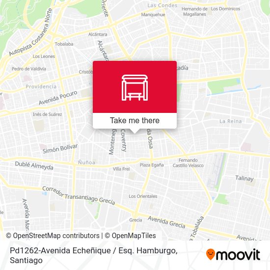 Pd1262-Avenida Echeñique / Esq. Hamburgo map