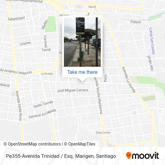 Pe355-Avenida Trinidad / Esq. Marigen map