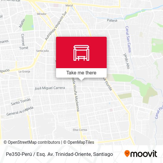 Pe350-Perú / Esq. Av. Trinidad-Oriente map
